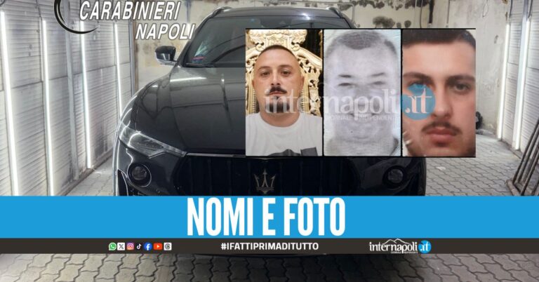 Volevano vendere una Maserati rubata, 5 arresti a Giugliano