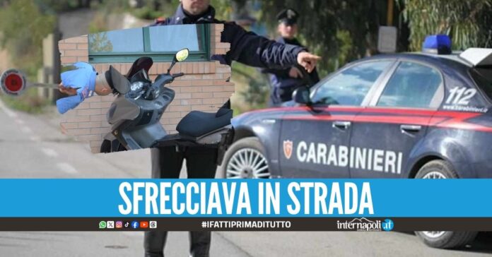 Ruba l'Honda Sh a Villaricca, 16enne arrestato a Castel Volturno