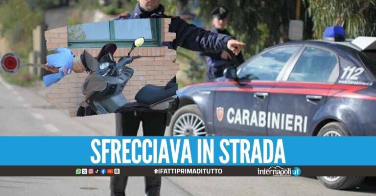 Ruba l'Honda Sh a Villaricca, 16enne arrestato a Castel Volturno