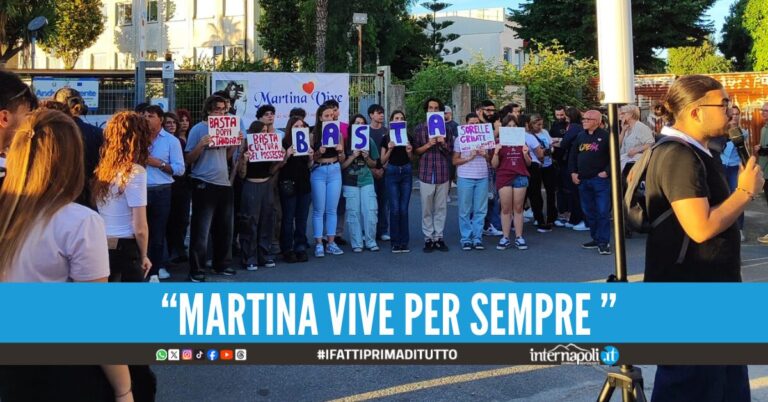 Amici e compagni di classe di Martina si ribellano alla violenza:”Faremo rumore per lei”