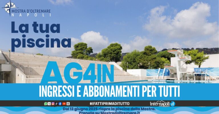 Napoli, riapre al pubblico la piscina della Mostra d'Oltremare
