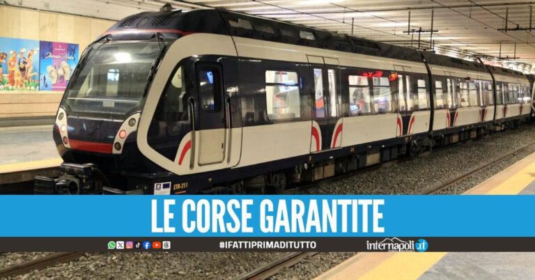 EAV, domenica 11 maggio sciopero dei treni di 24 ore