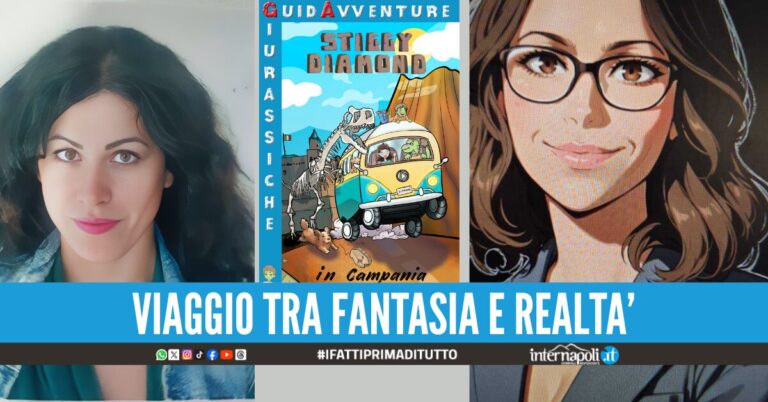 Ecco 'Stiggy Diamond-GuidAvventure Giurassiche in Campania', il libro d'esordio della giuglianese Pina Russo