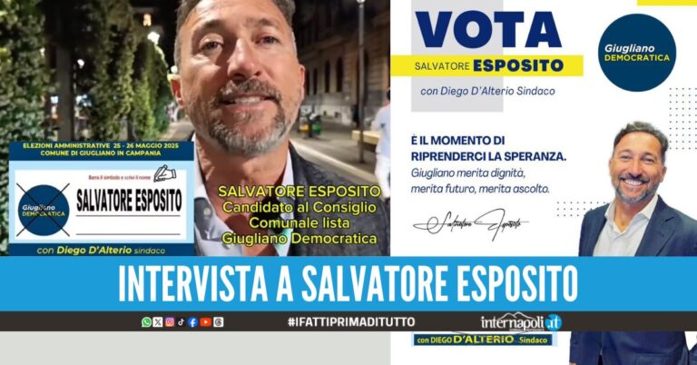 Elezioni, Salvatore Esposito (Giugliano Democratica) In campo per le politiche giovanili