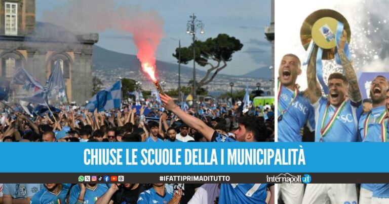Festa Scudetto, lunedì sfilata sul bus scoperto: gli azzurri arriveranno via mare