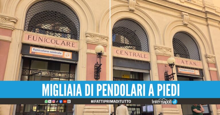 Funicolare Centrale, altri due giorni di stop disagi e proteste