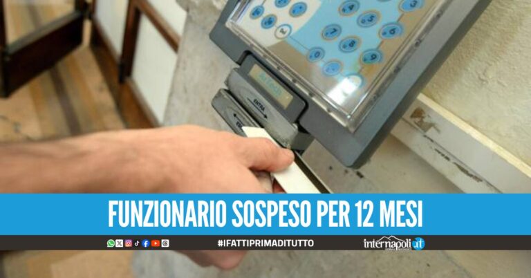“Furbetto del cartellino” scoperto al Comune di Cimitile, manometteva ingressi e uscite