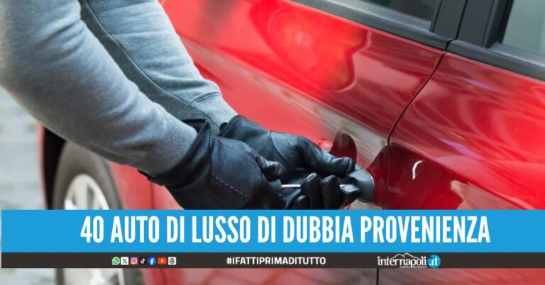 Furto e riciclaggio di auto di lusso, perquisizioni contro la banda con base a Napoli