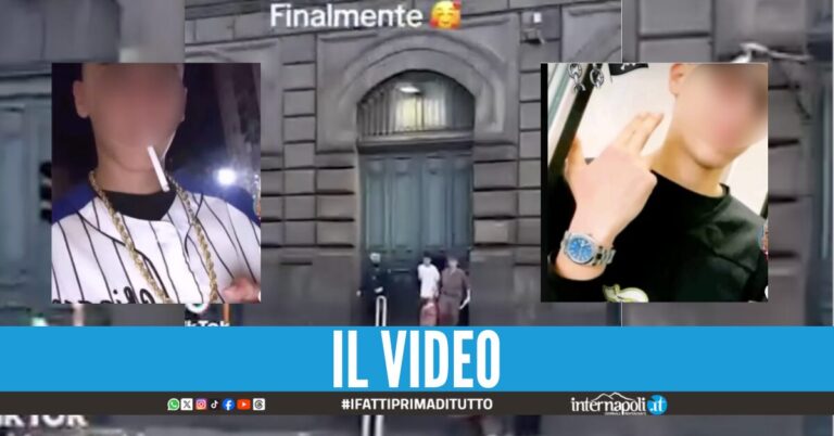 Giovanissimi escono dal carcere di Poggioreale: accolti come eroi dai familiari