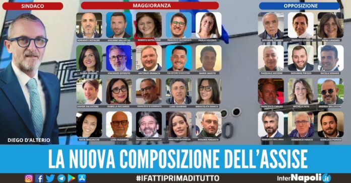 Giugliano, il nuovo Consiglio rinnovato per metà rieletti 13 uscenti, 15 volti nuovi e 4 grandi ritorni