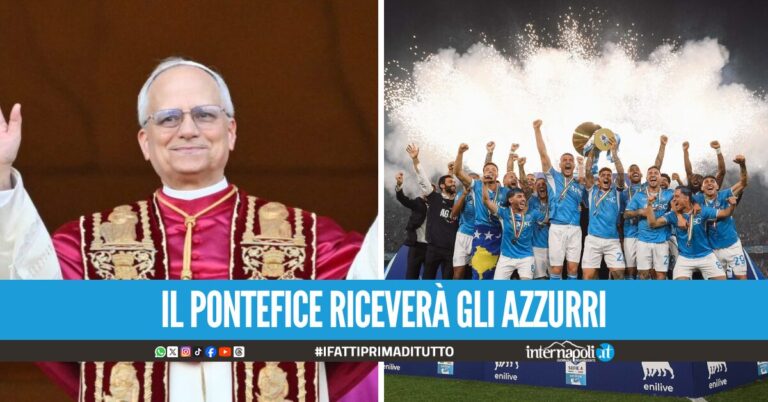 Il Napoli in visita da Papa Leone XIV dopo lo Scudetto, l'annuncio di De Laurentiis