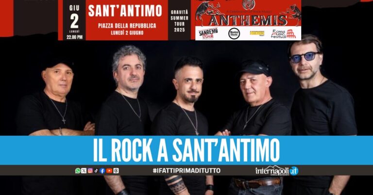 Il rock degli Anthemis accende la Festa Patronale di Sant’Antimo, appuntamento il 2 giugno