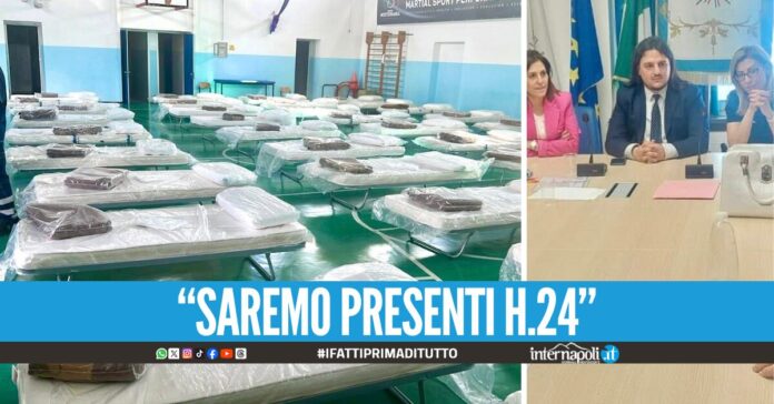 Il sindaco di Bacoli: Aperte le aree di attesa e di accoglienza per chi ha paura