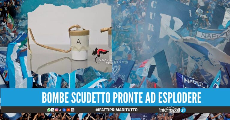 Ipotesi festa scudetto, sequestrate bombe pericolose in provincia di Napoli
