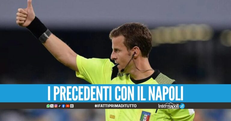 La Penna arbitrerà la sfida scudetto Napoli-Cagliari: con lui gli azzurri possono sorridere
