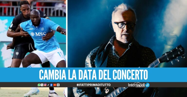 La festa scudetto del Napoli fa rinviare il concerto di Umberto Tozzi: la nuova data
