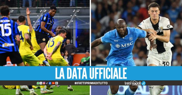 Match scudetto, Napoli-Cagliari e Como-Inter si giocheranno venerdì 26