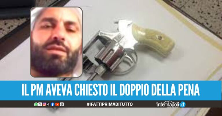 Pistola e droga in casa, condanna soft per Saiello