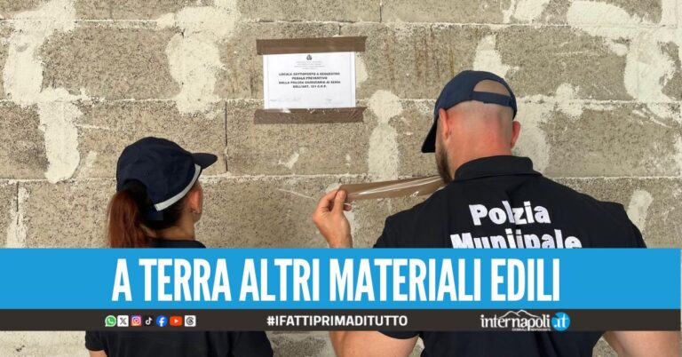 Realizzano un muro di sei metri per farne una casa abusiva, scatta il sequestro a Scampia