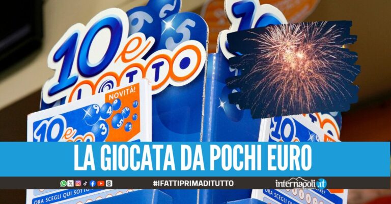 Il 10eLotto premia Giugliano, centrato un "6" da quasi 20mila euro