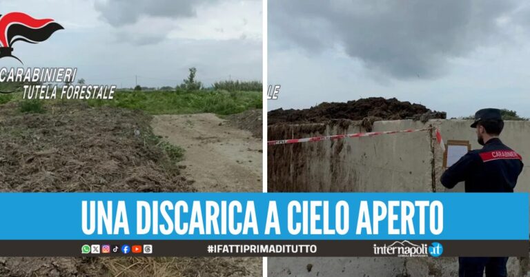 Scoperta distesa di letame e liquami tossici di oltre 10mila metri quadri al Lago Patria, scatta il sequestro
