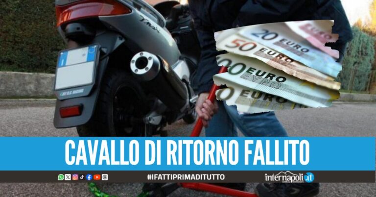 "Dammi 1200 euro e riavrai la moto", ma all'appuntamento trovano i poliziotti: due arresti a Ponticelli