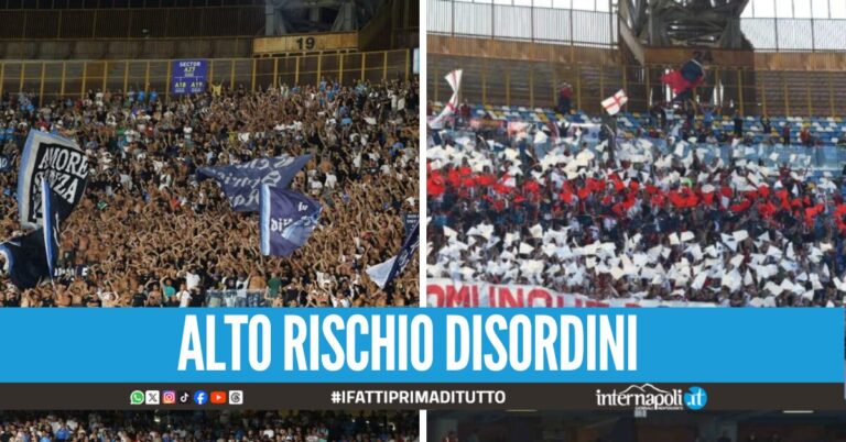 Napoli-Genoa sarà vietata ai tifosi rossoblù residenti in Liguria, arriva la decisione del prefetto