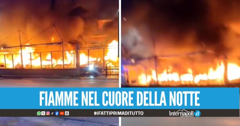 Raid incendiario a Marano, nota concessionaria d'auto divorata dalle fiamme