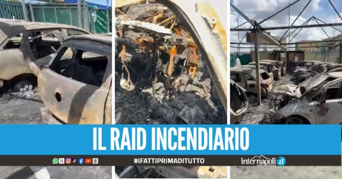 Incendio nella concessionaria a Marano, decine di auto inghiottite dalle fiamme