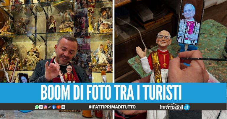 Napoli saluta Leone XIV, il nuovo Papa ha la sua statuina a San Gregorio Armeno