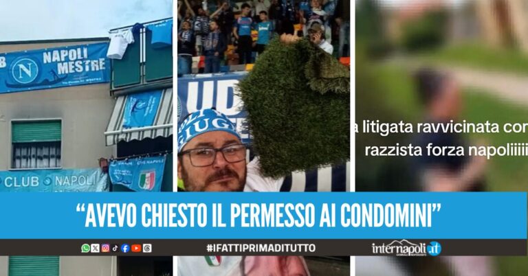 Lite per le bandiere del Napoli, parla Vincenzo: “La signora avrà agito per invidia, spero nel quarto Scudetto”
