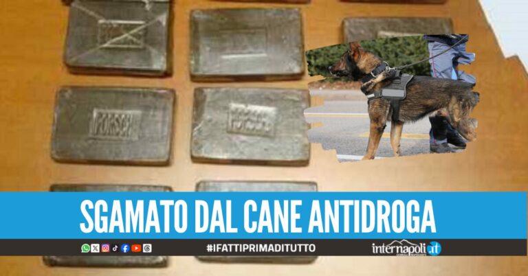Oltre 1 kg di hashish nascosto nell'auto, arrestato 58enne a San Giovanni a Teduccio