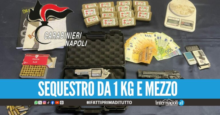 Nascondeva hashish e pistole cantina, in manette ultrà della Turris