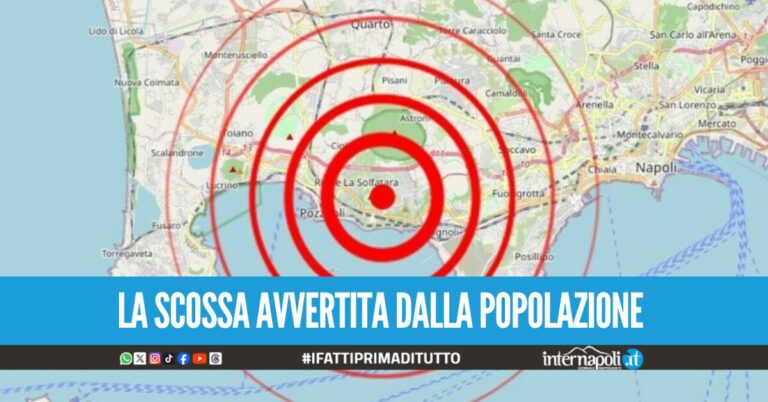 Napoli e i Campi Flegrei ballano ancora, nuova scossa all'ora di pranzo