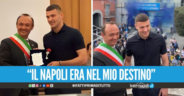 Buongiorno riceve le chiavi della città di Cardito: "Emozionato e fiero delle mie origini"