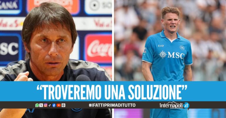 "McTominay ha qualche problema, lo gestiremo al meglio", Conte lancia l'allarme in vista del Parma