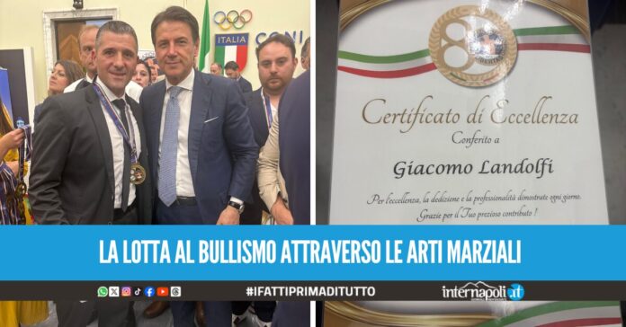 CONI, consegnato il Premio Nazionale al Maestro di arti marziali Giacomo Landolfi