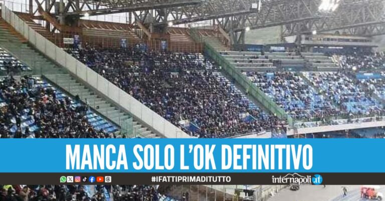 Napoli-Cagliari, si va verso l'apertura del settore ospiti ai tifosi azzurri