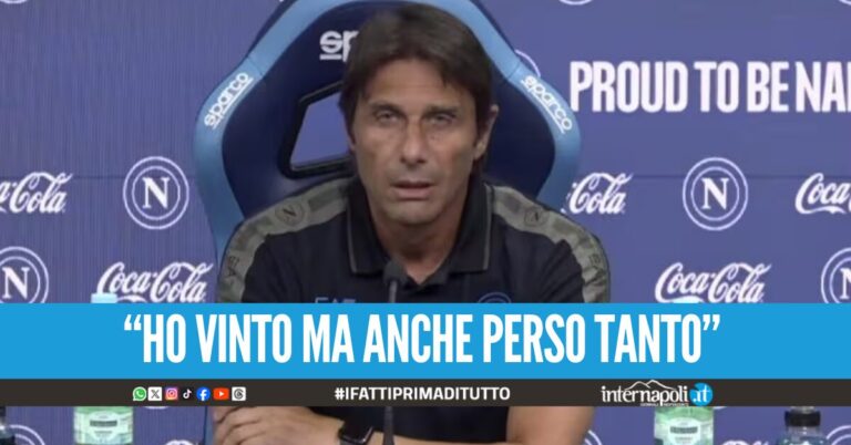 Conte: "Ciò che ho fatto è stato per il Napoli e non per me, ho avvertito tanta pressione"