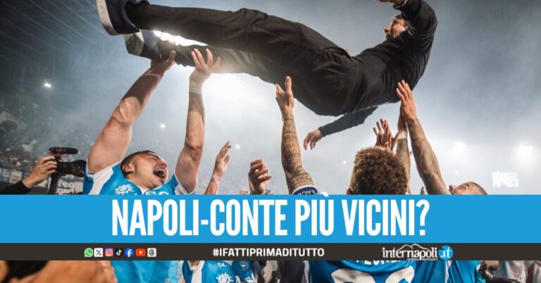 La partenza di Conte è tutt'altro che scontata, l'indizio social di una possibile permanenza a Napoli