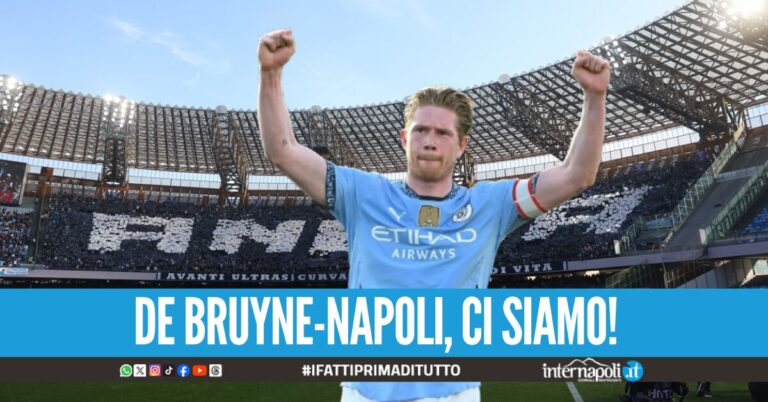 Stretta finale per De Bruyne al Napoli, in corso la stesura dei contratti per il belga
