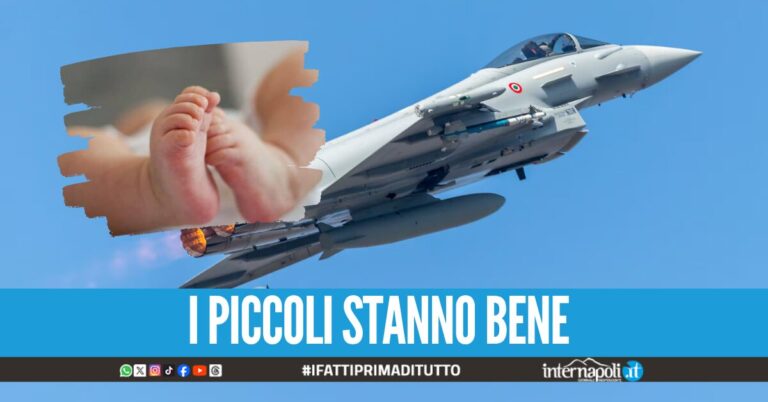 Due neonati hanno bisogno di cure urgenti, un volo militare li trasporta da Napoli a Milano