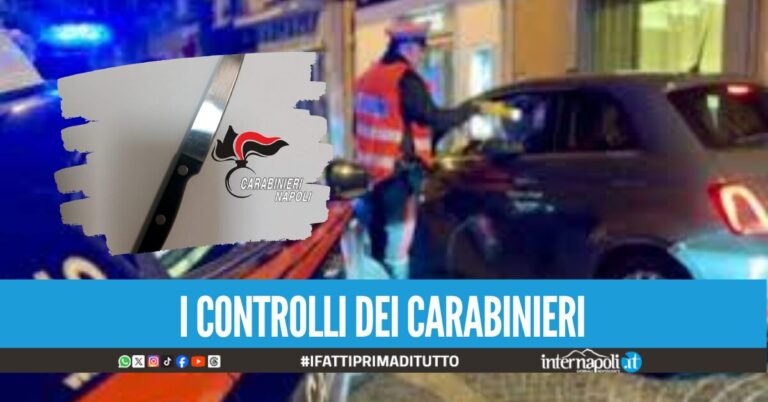 Controlli ai baretti di Chiaia, fermato un ragazzo con un coltello lungo 22 centimetri