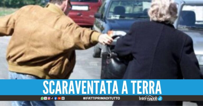 Scippa un'anziana a Torre del Greco, nei guai un 38enne