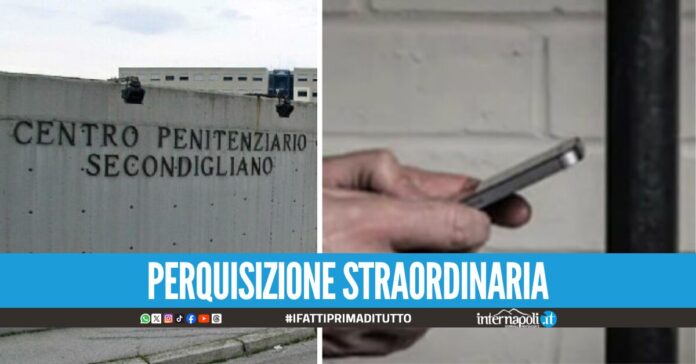 Sei cellulari e due microapparecchi, il sequestro nel carcere di Secondigliano