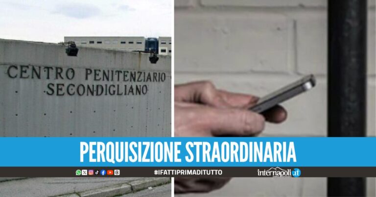 Sei cellulari e due microapparecchi, il sequestro nel carcere di Secondigliano