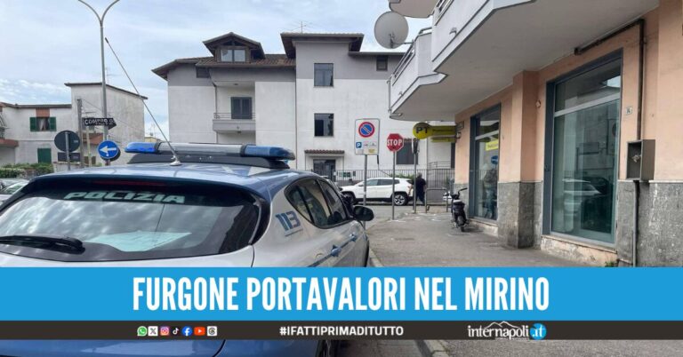 Tentato assalto alle Poste a Giugliano: rapinatori messi in fuga