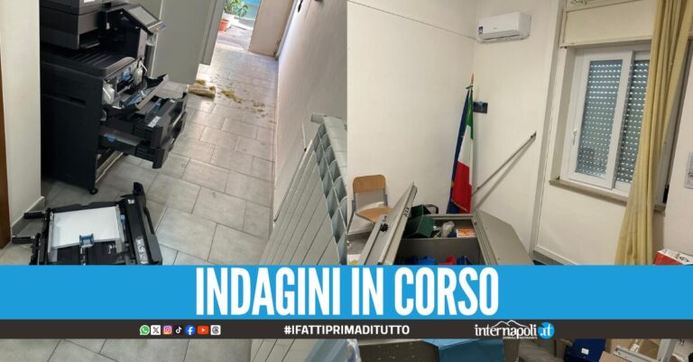 Vandali nella notte, raid all’Istituto “Karol Wojtyla” di Arzano