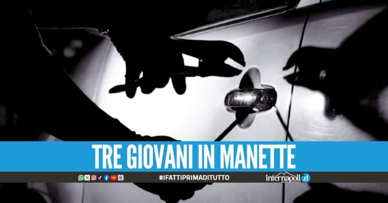 Assiste ad un furto d'auto a Pollena Trocchia, cittadina insegue i ladri e li fa arrestare