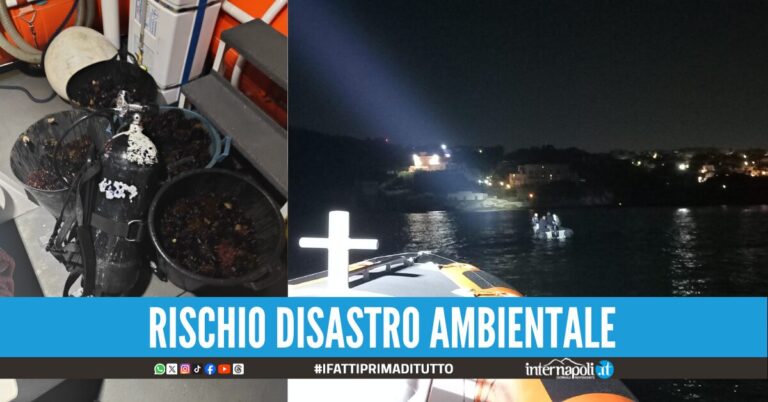 Beccati a pescare ricci illegalmente alla Gaiola: denunciati due sub
